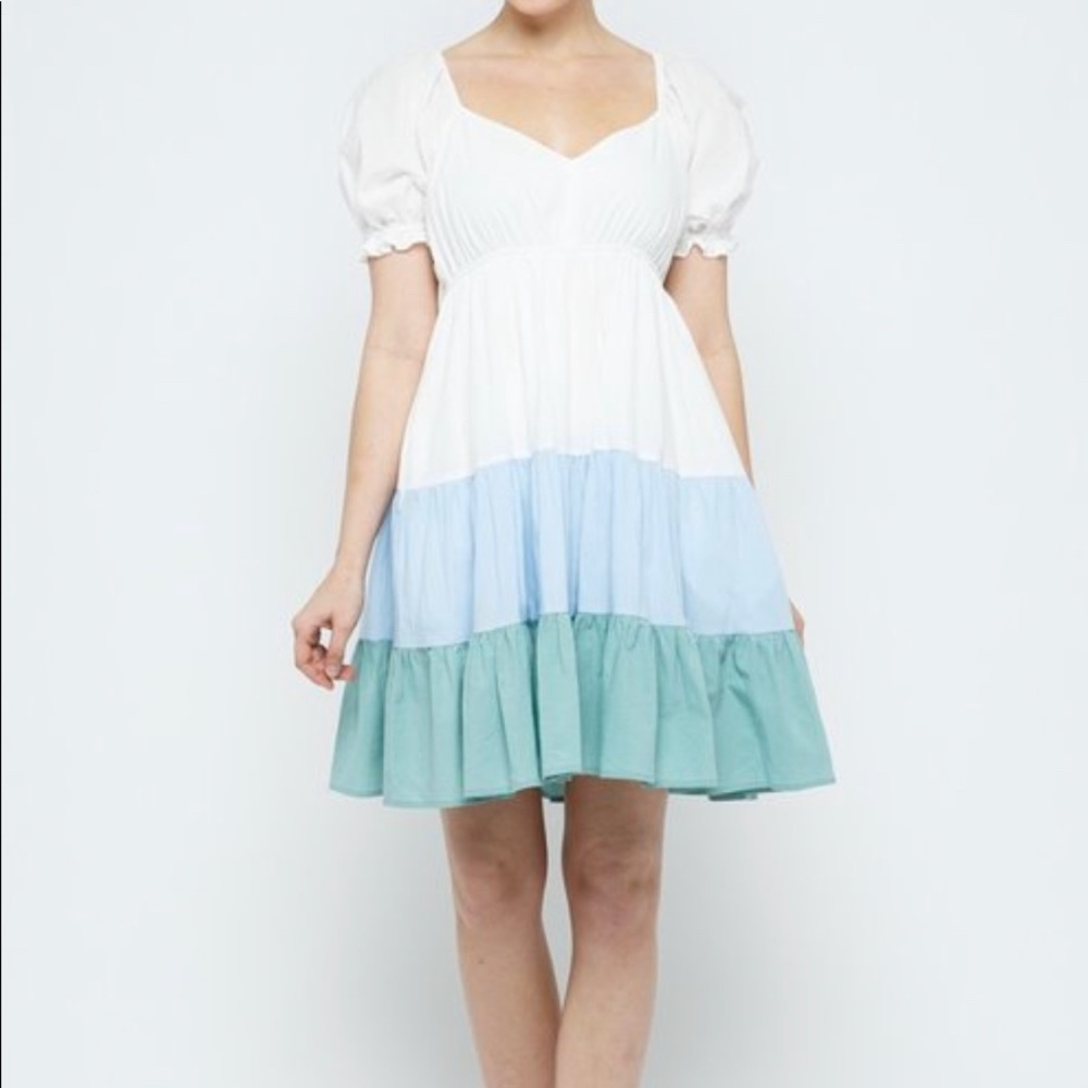 &Merci tiered mini dress in Medium